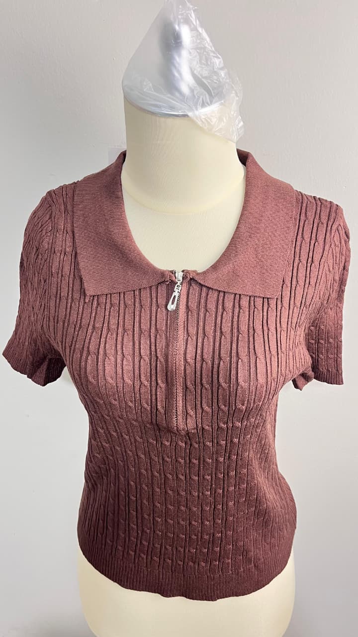 Knit Wanita Rajut Super Halus - Dark Brown