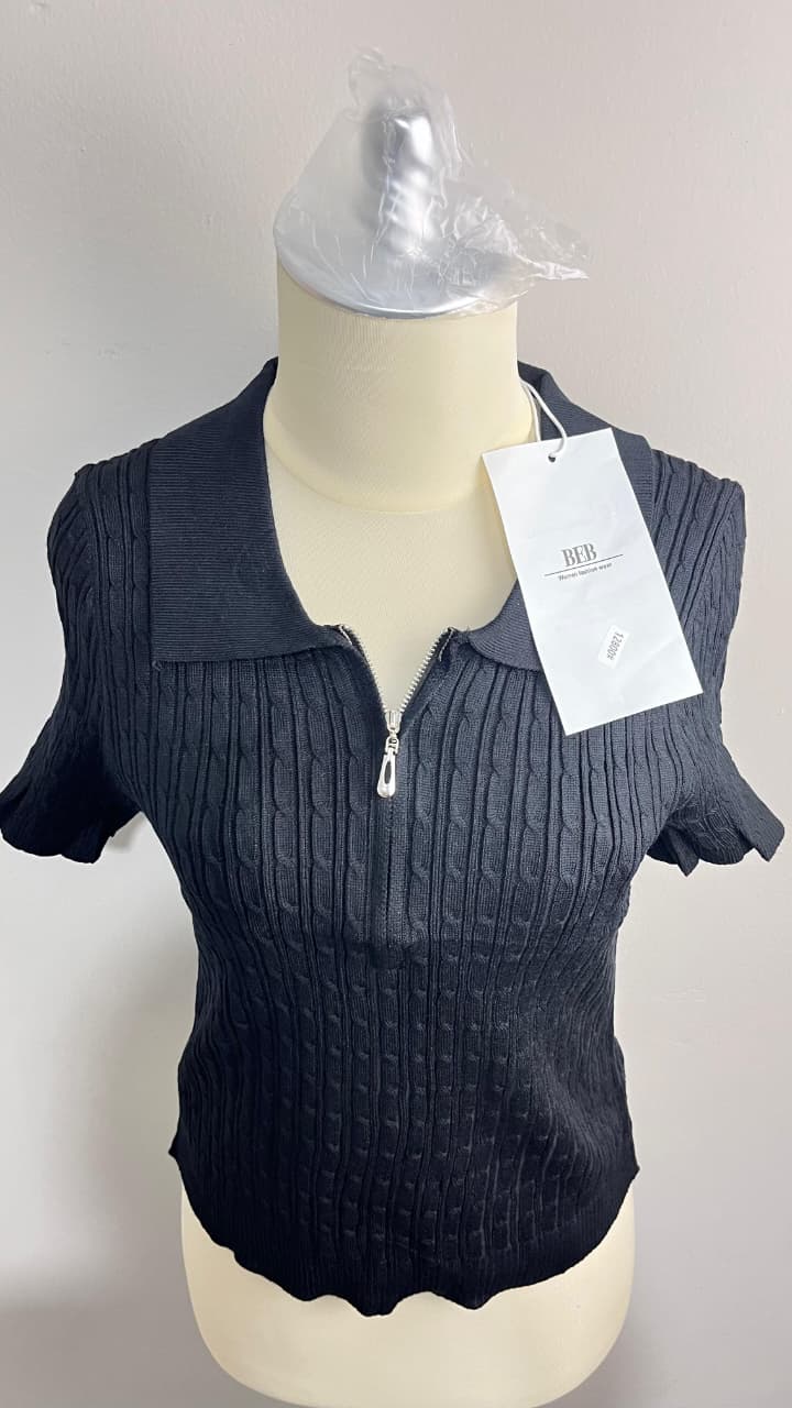 Knit Wanita Rajut Super Halus - Black