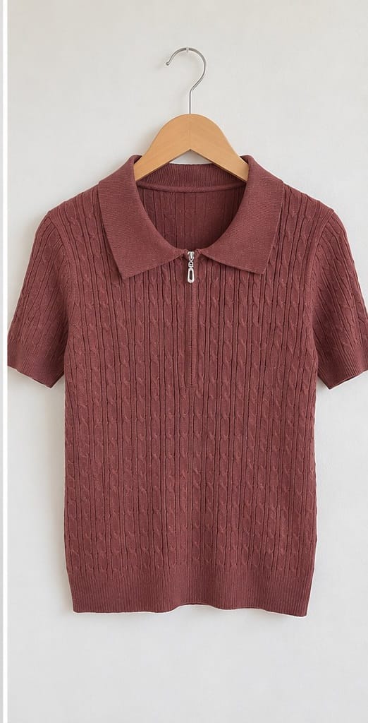 Knit Wanita Rajut Super Halus - Dark Brown